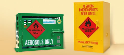 Storing Aerosols Correctly: Aerosol Cages Vs Flammable Liquids Cabinets