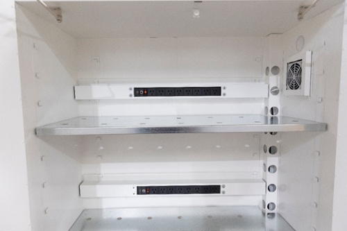Storemasta battery cabinet open close up