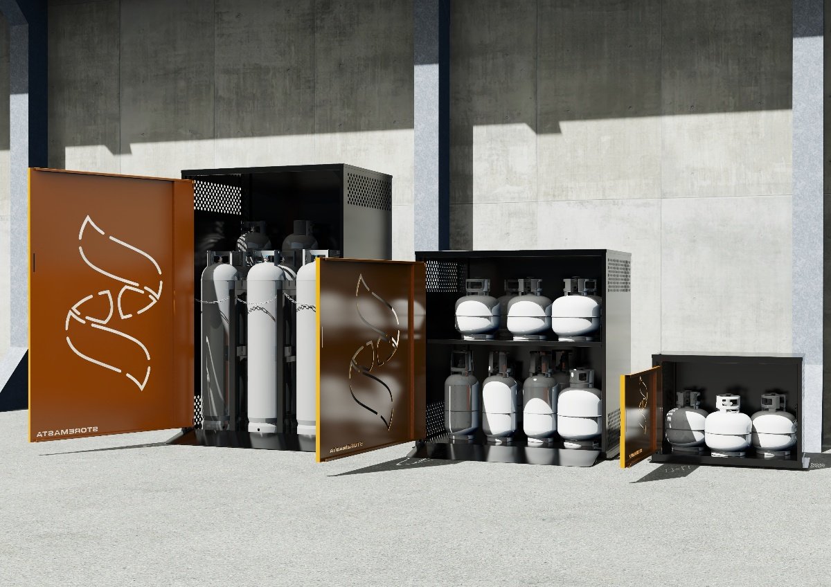 Storemasta gas bottle storage premium range